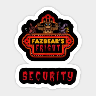 Five Nights at Freddy's - Fazbear's Fright Security Sticker